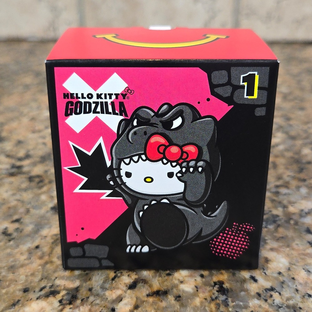 2026 McDONALD'S HELLO KITTY GODZILLA #1 Toy Happy Meal NIB